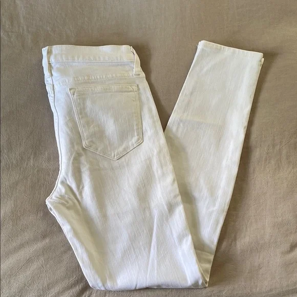 J. Crew Women's White Toothpick Jeans Size 29 Tall New Without Tags - Picture 10 of 10